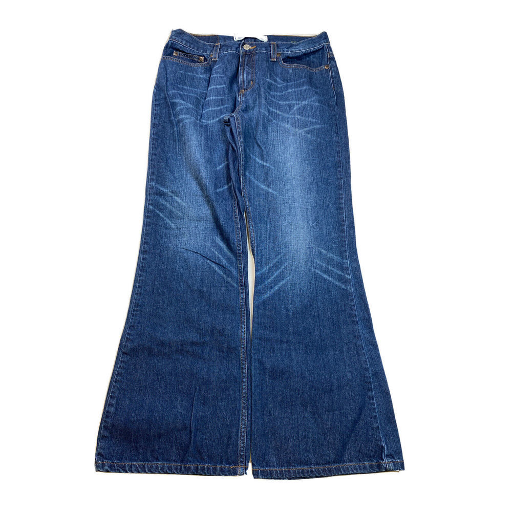 Express Women's Medium Wash Riot Siren Bootcut Denim Jeans - 12